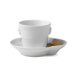 Royal Copenhagen White Elements Esspresso Kop -Beste Bestek Winkel 24839 01 02 c6b159923d