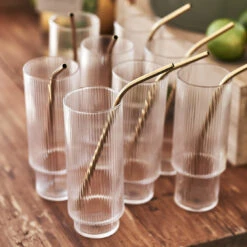 Ferm LIVING Ripple Long Drink Glas 4-pack -Beste Bestek Winkel 31545 01 03 76c2d66a3d