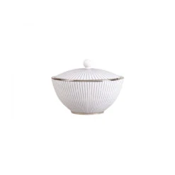 Wedgwood Pinstripe Suikerpot Met Deksel