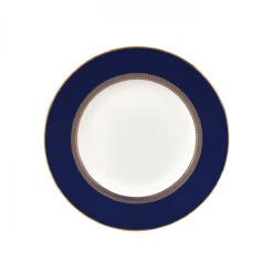 Wedgwood Renaissance Gold Bord Blauwe Rand