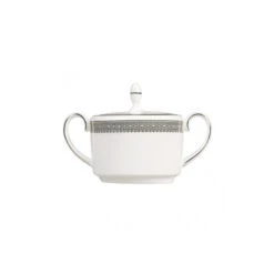 Wedgwood Vera Wang Lace Platinum Suikerpot