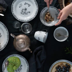 Rörstrand Ostindia Svart Diep Bord -Beste Bestek Winkel 38009 01 07 b964582d3a