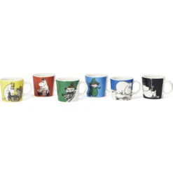 Arabia Mumin Kleine Mokken 6-pack Första Classic