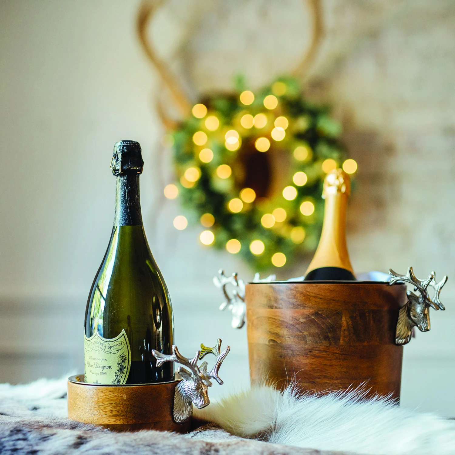 Huntsman Flessenonderzetter Hert Mangohout 4 Huntsman Flessenonderzetter Hert Mangohout - Afbeelding 2