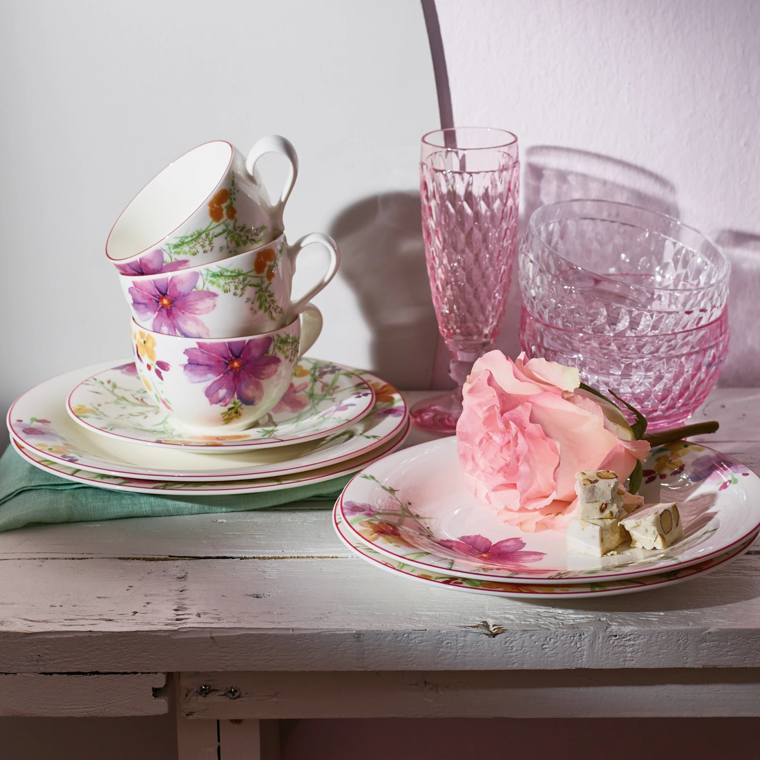 Villeroy & Boch Mariefleur Basic Ontbijtkop 4 Villeroy & Boch Mariefleur Basic Ontbijtkop - Afbeelding 2