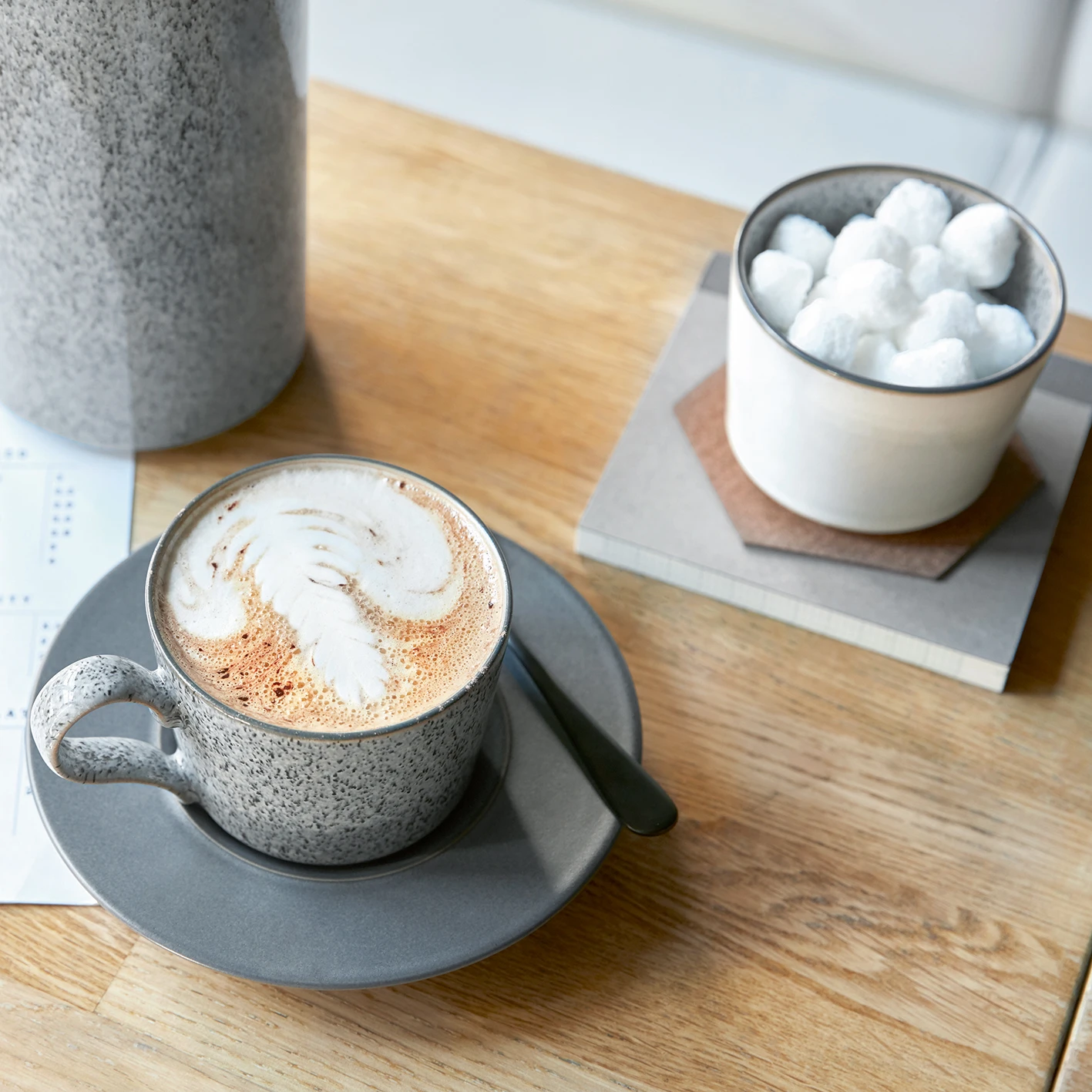 Denby Studio Grey Brew Suikerpot 4 Denby Studio Grey Brew Suikerpot - Afbeelding 2