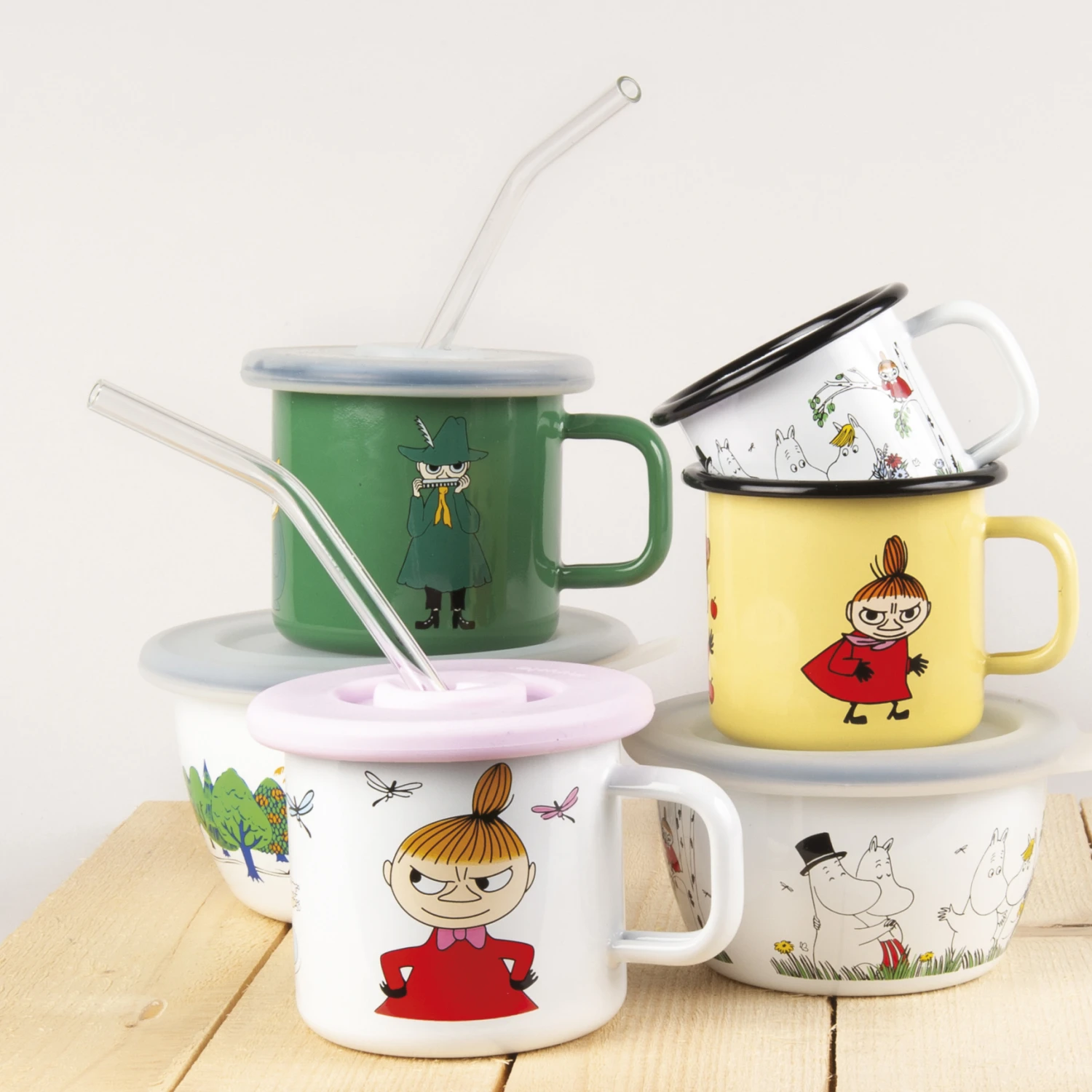 Muurla Glazen Rietjes 4-pack 4 Muurla Glazen Rietjes 4-pack - Afbeelding 2