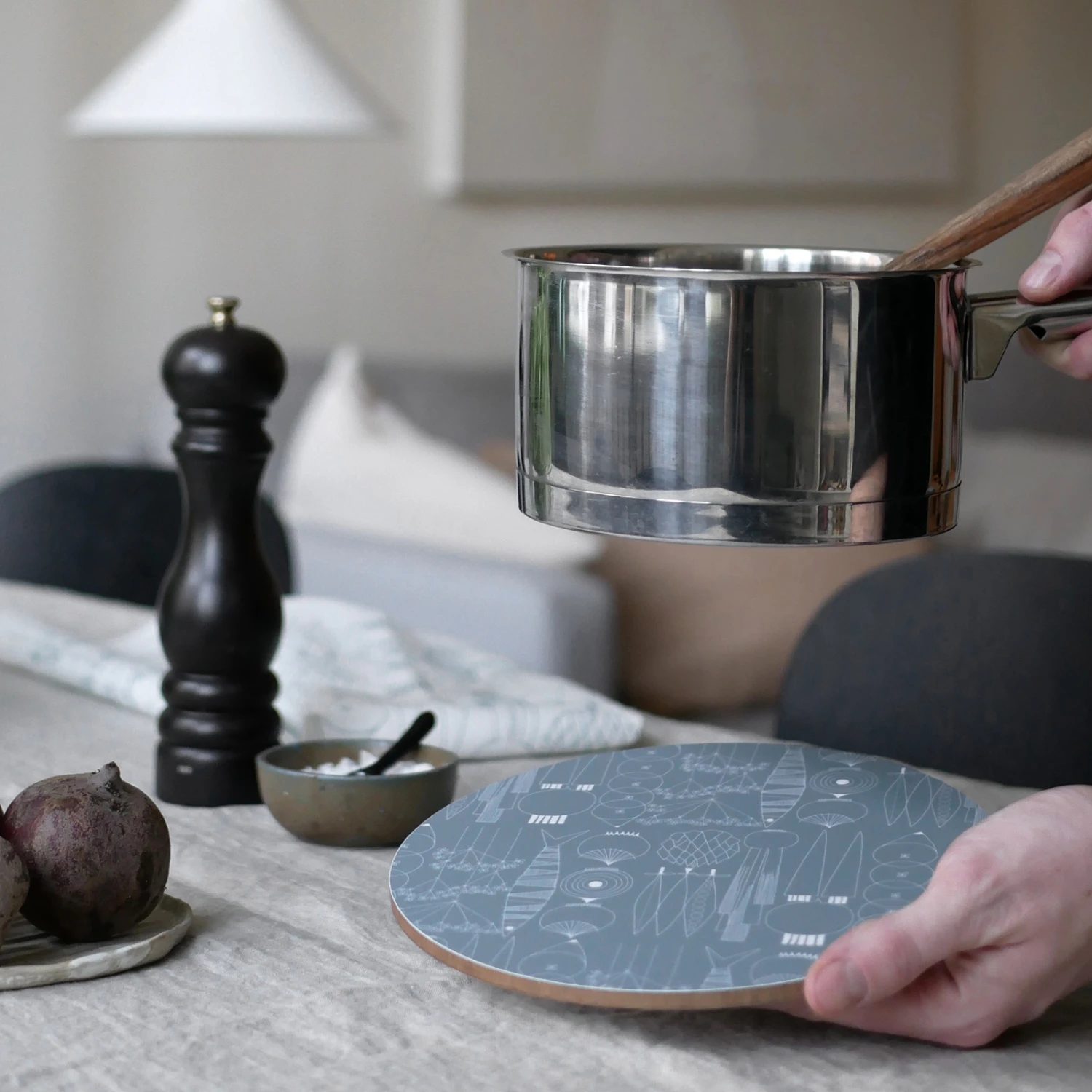 Picknick Pannenonderzetter Ø21 Cm 6 Picknick Pannenonderzetter Ø21 Cm - Afbeelding 4