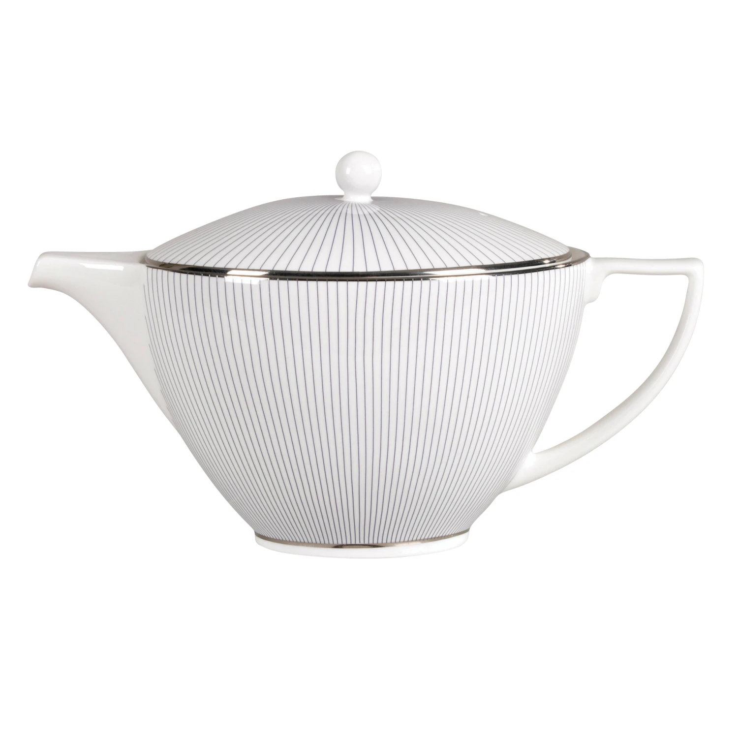 Wedgwood Pin Stripe Theepot 1,2 Liter 3 Wedgwood Pin Stripe Theepot 1,2 Liter