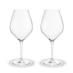 Holmegaard Cabernet Lines Bourgogneglazen 69 Cl 2-pack