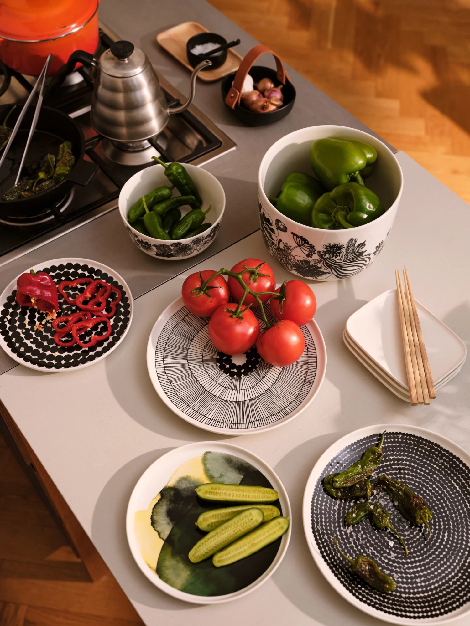 Marimekko Räsymatto Ontbijtset 4 Marimekko Räsymatto Ontbijtset - Afbeelding 2