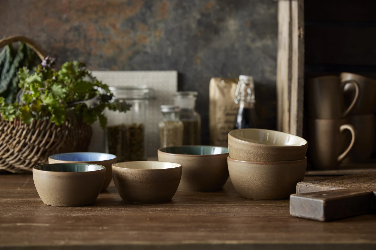 Bitz Wood Kom Ø14 Cm 4 Bitz Wood Kom Ø14 Cm - Afbeelding 2