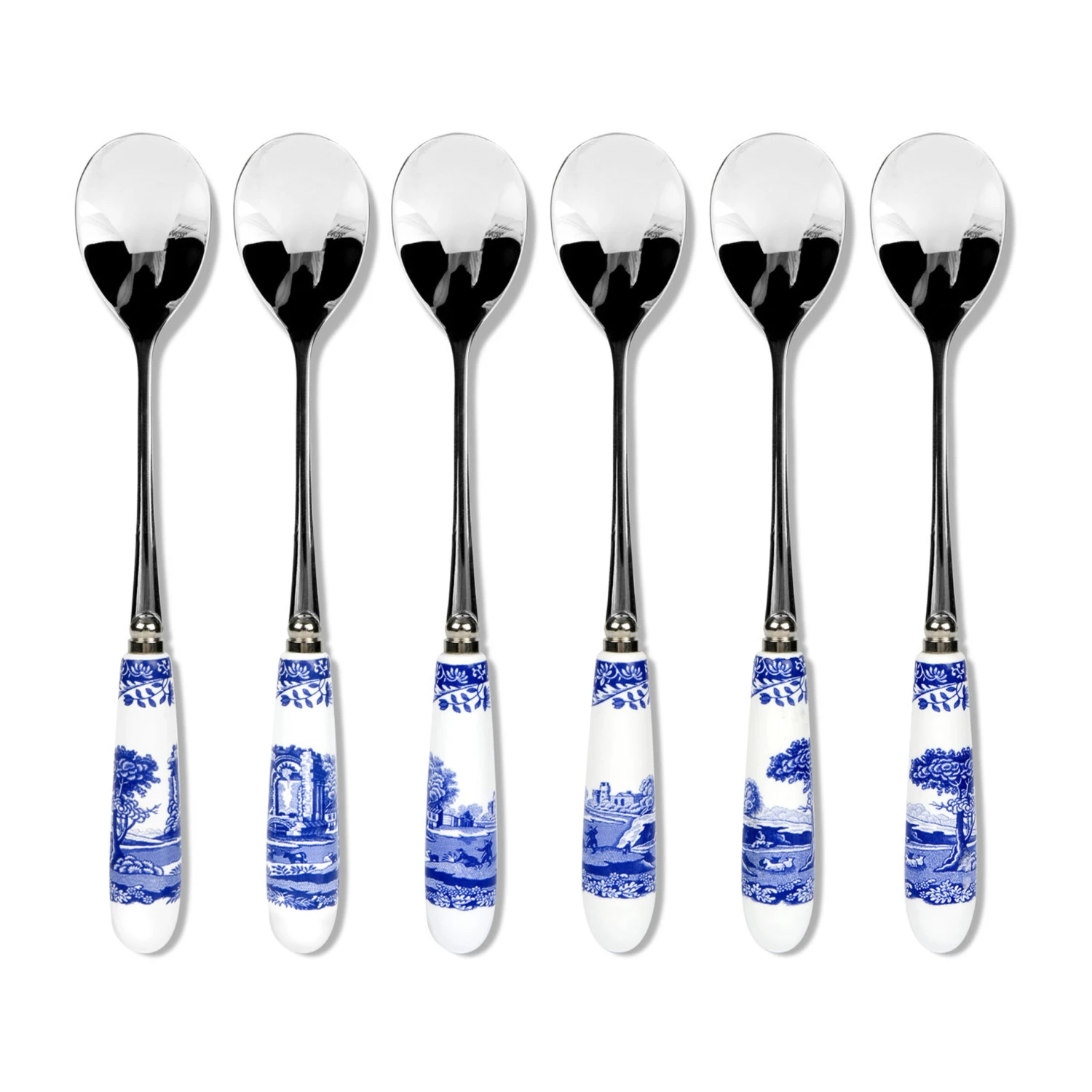 Spode Blue Italian Theelepel 6-pack 3 Spode Blue Italian Theelepel 6-pack