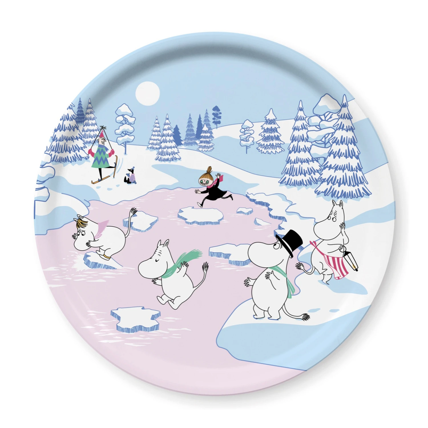 Moomin Dienblad Winter 2022 Ø31 Cm 3 Moomin Dienblad Winter 2022 Ø31 Cm