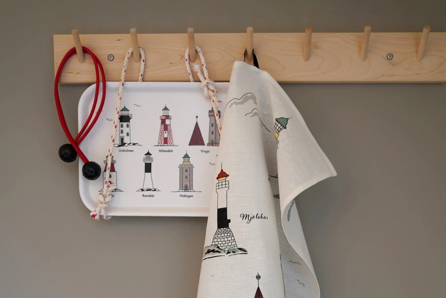 Zweedse Vuurtorens Dienblad 20x27 Cm 5 Zweedse Vuurtorens Dienblad 20x27 Cm - Afbeelding 3