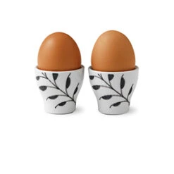 Royal Copenhagen Black Fluted Mega Zwart Eierdop 2-pack -Beste Bestek Winkel p 24744 01 02 c241514f53