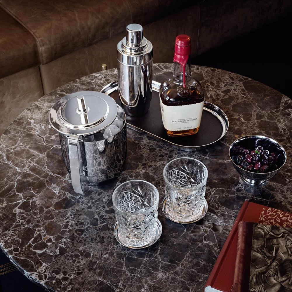 Georg Jensen Manhattan Ijsemmer Met Tang 6 Georg Jensen Manhattan Ijsemmer Met Tang - Afbeelding 4